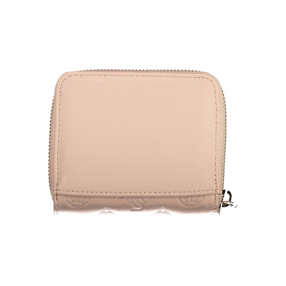 Guess Jeans Pink Polyethylene Wallet