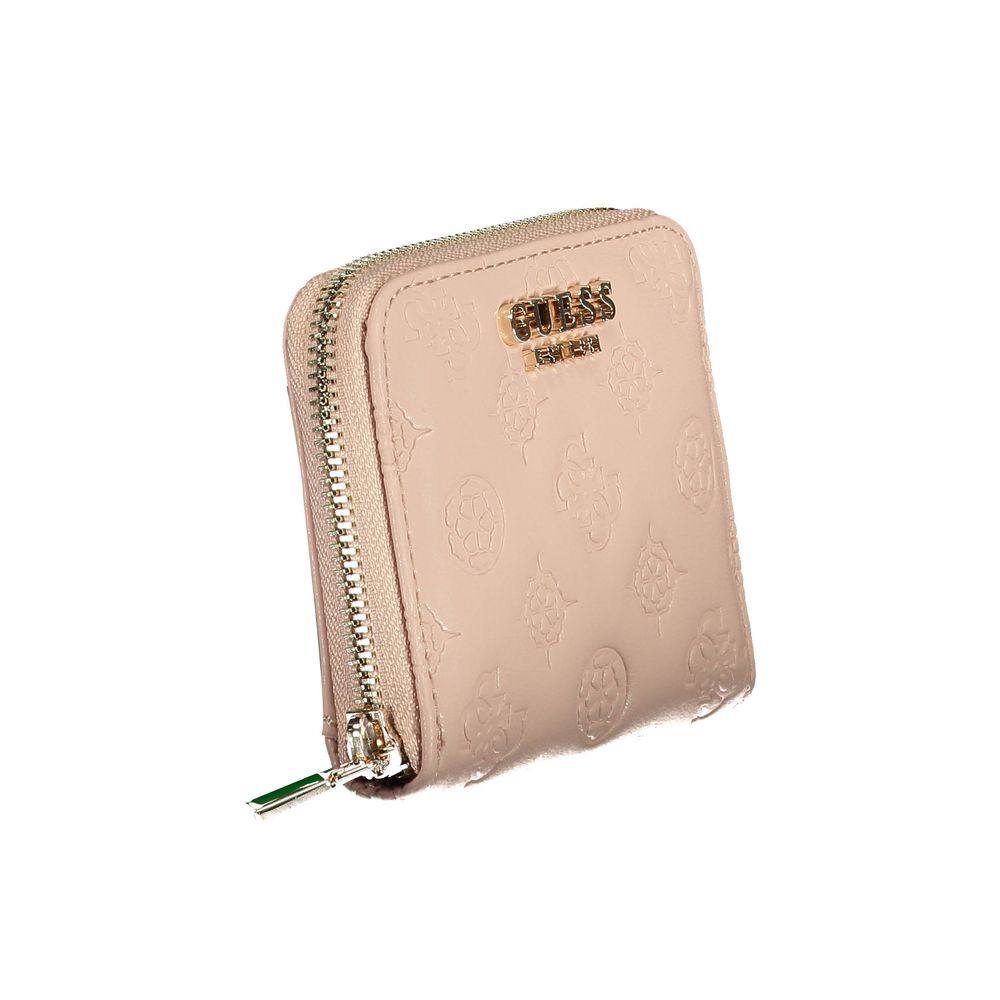 Guess Jeans Pink Polyethylene Wallet
