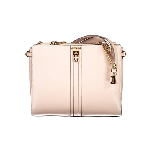 Guess Jeans Pink Polyethylene Handbag
