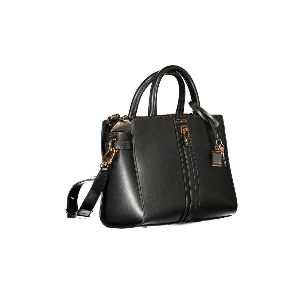 Guess Jeans Black Polyethylene Handbag