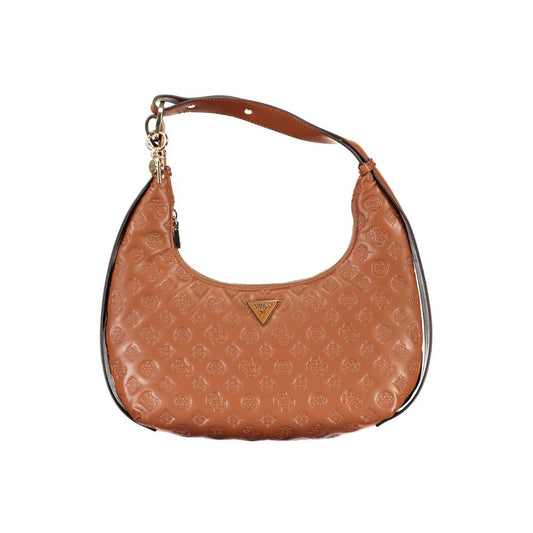 Guess Jeans Brown Polyethylene Handbag