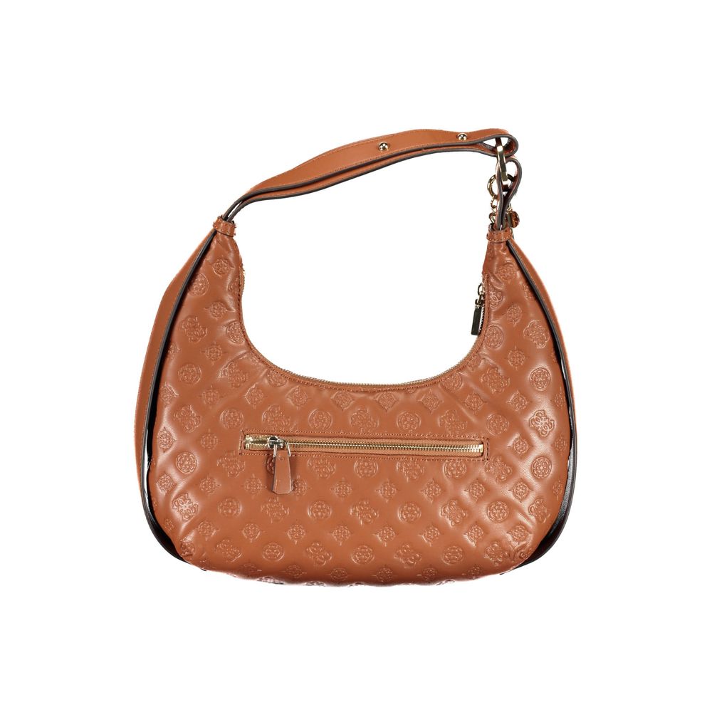 Guess Jeans Brown Polyethylene Handbag