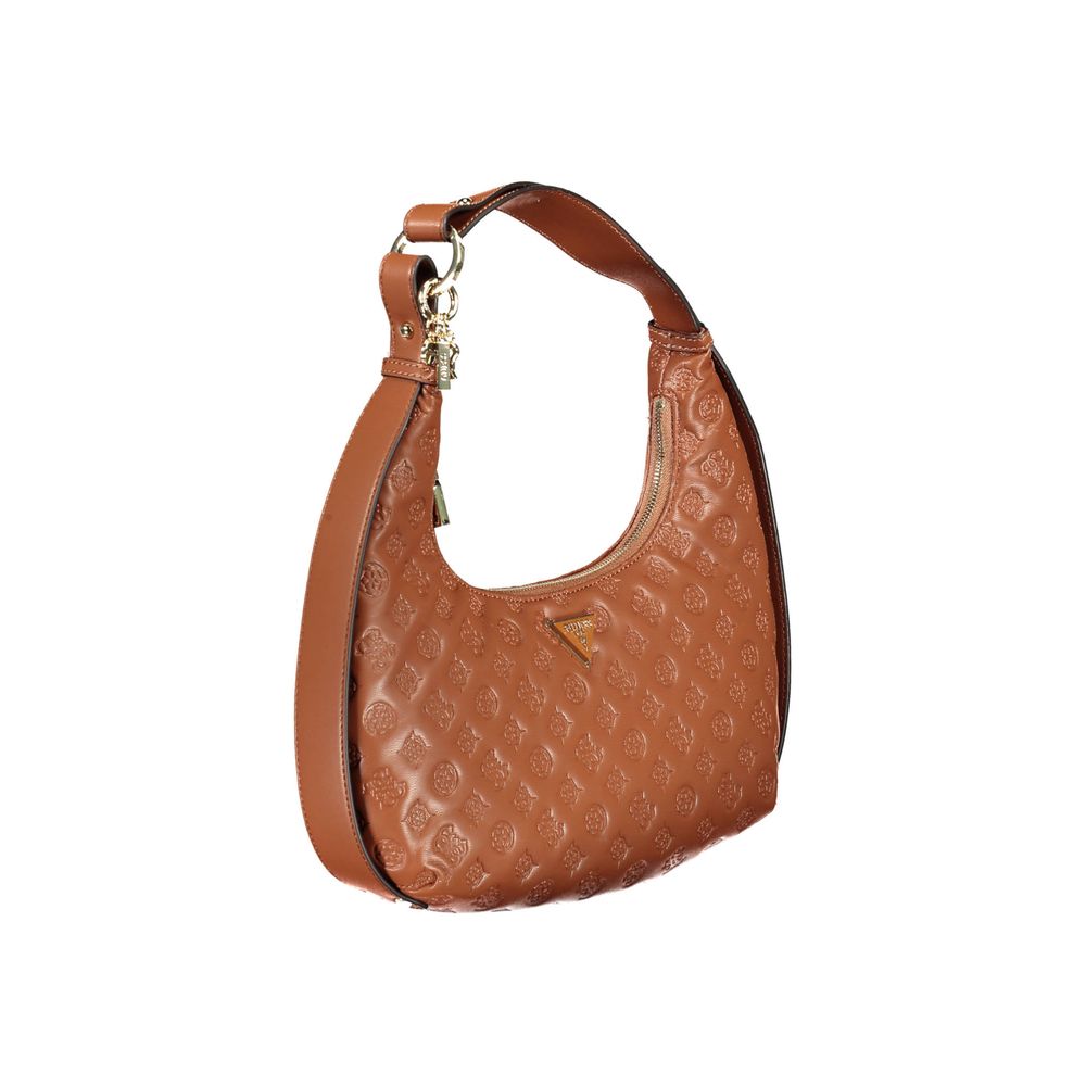 Guess Jeans Brown Polyethylene Handbag