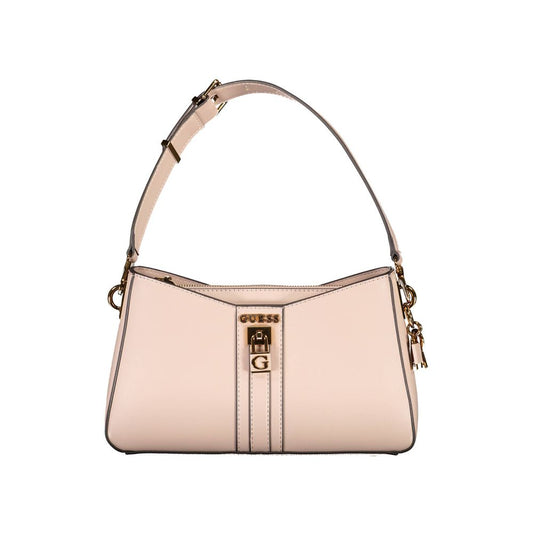 Guess Jeans Pink Polyethylene Handbag