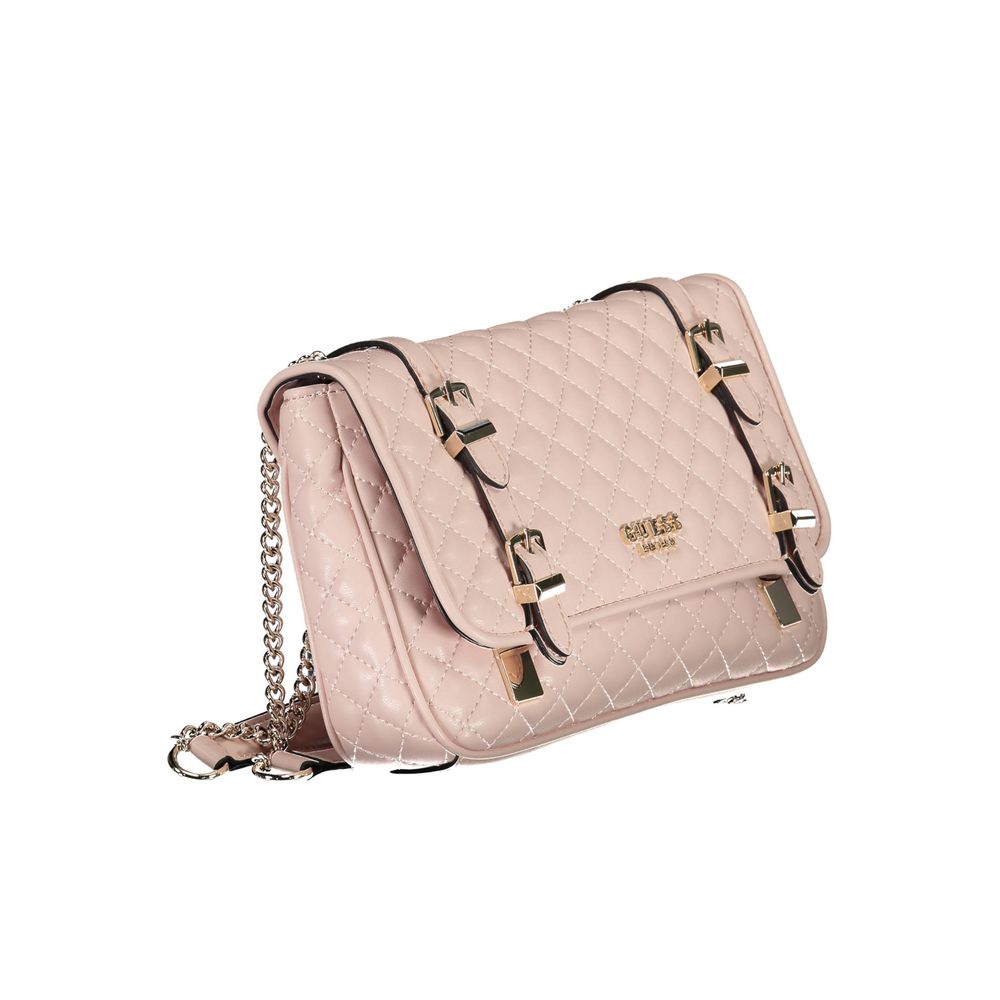 Guess Jeans Pink Polyethylene Handbag