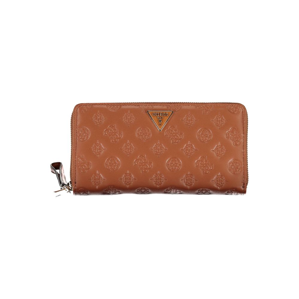 Guess Jeans Brown Polyethylene Wallet