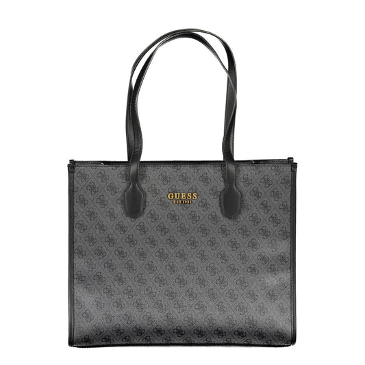 Guess Jeans Black Polyethylene Handbag