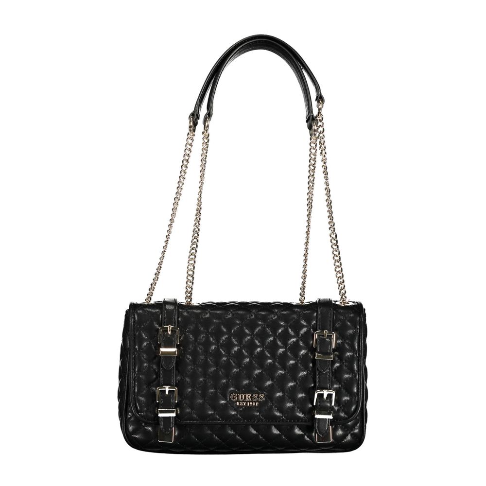 Guess Jeans Black Polyethylene Handbag