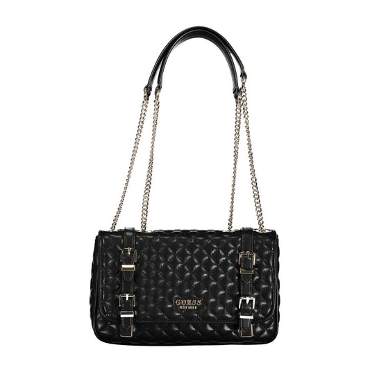 Guess Jeans Black Polyethylene Handbag