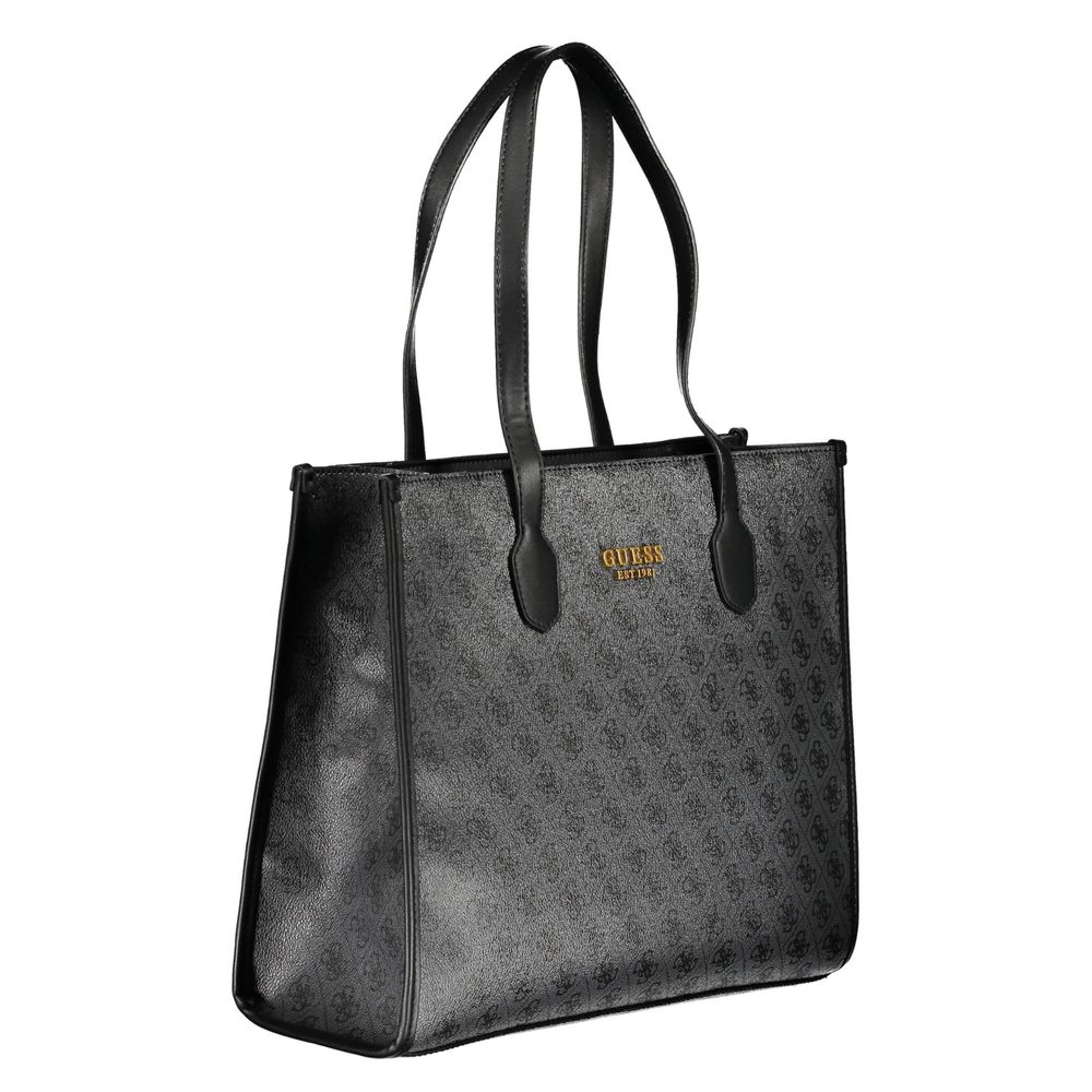 Guess Jeans Black Polyethylene Handbag