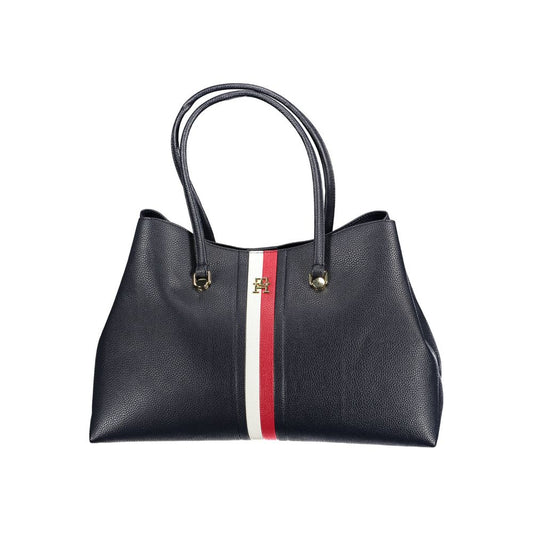 Tommy Hilfiger Blue Polyethylene Handbag