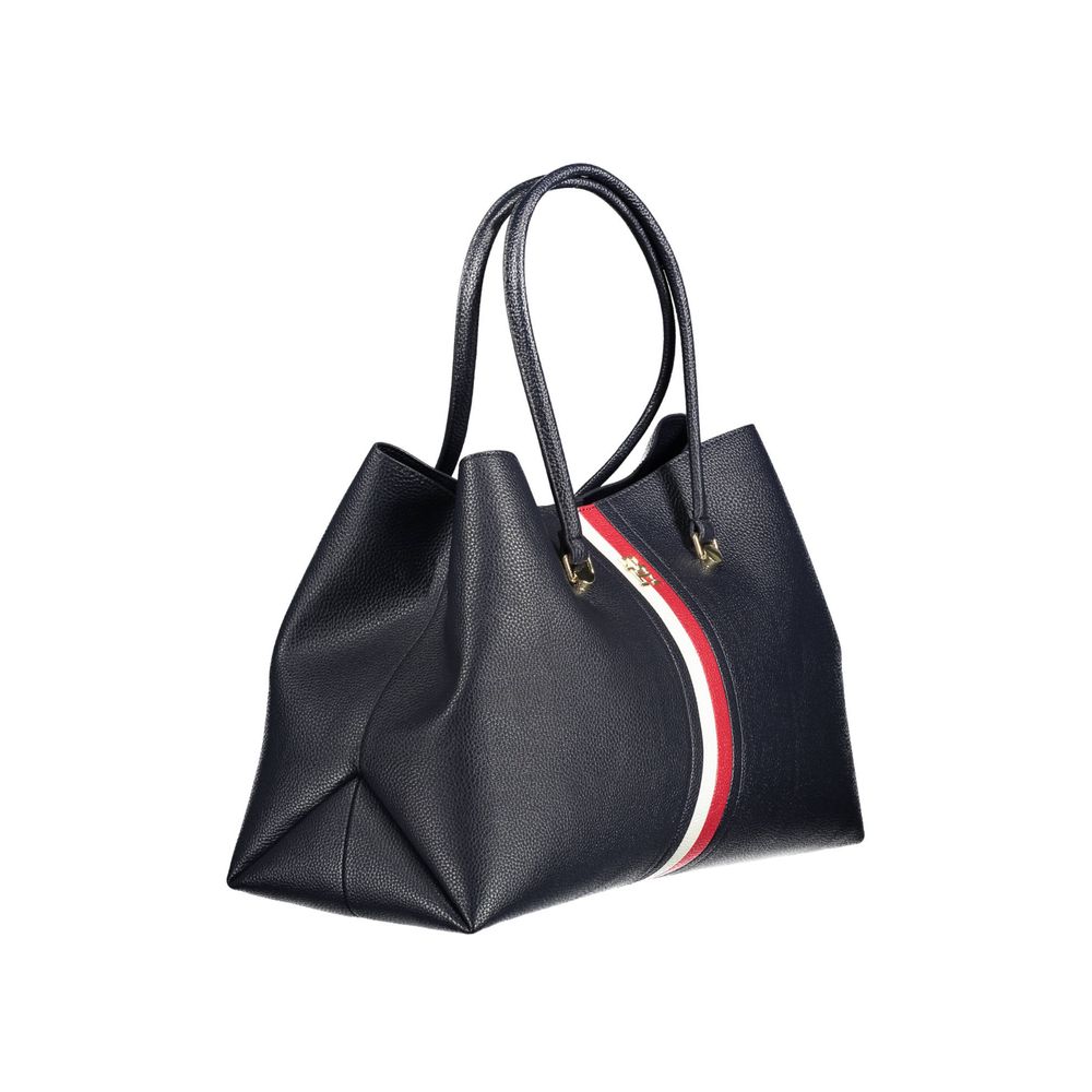 Tommy Hilfiger Blue Polyethylene Handbag