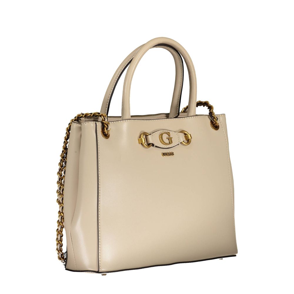 Guess Jeans Beige Polyethylene Handbag