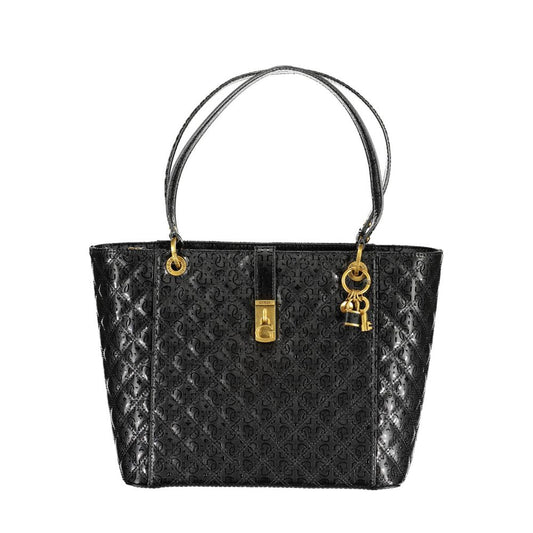 Guess Jeans Black Polyethylene Handbag
