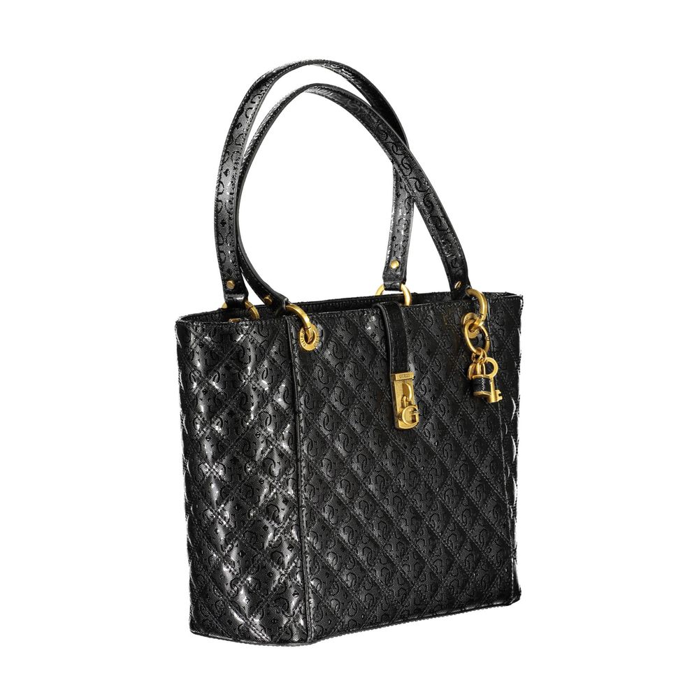 Guess Jeans Black Polyethylene Handbag