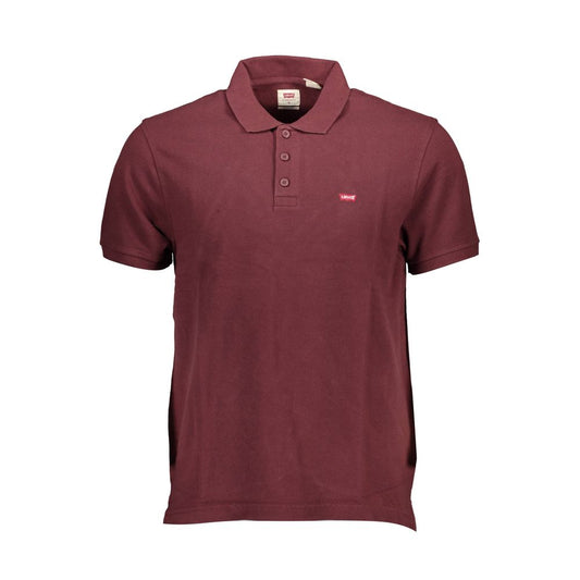 Levi's Red Cotton Polo Shirt