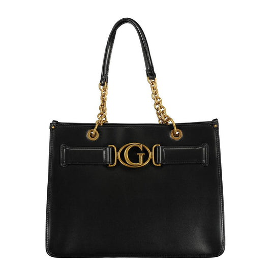Guess Jeans Black Polyethylene Handbag
