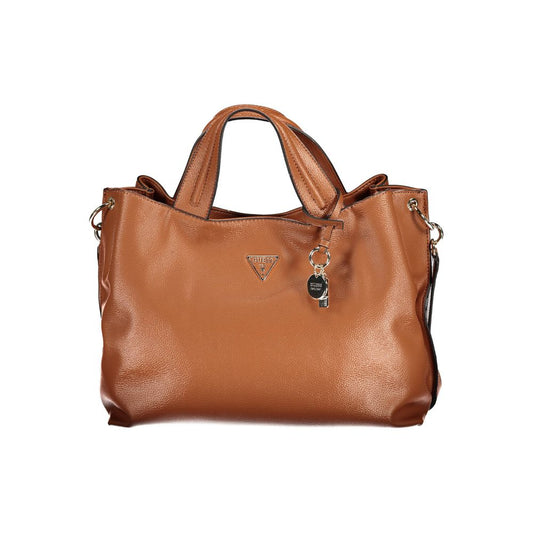 Guess Jeans Brown Polyethylene Handbag