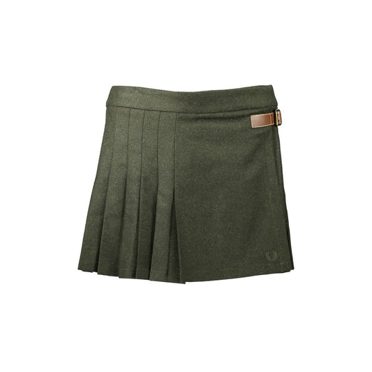 Fred Perry Green Polyester Skirt