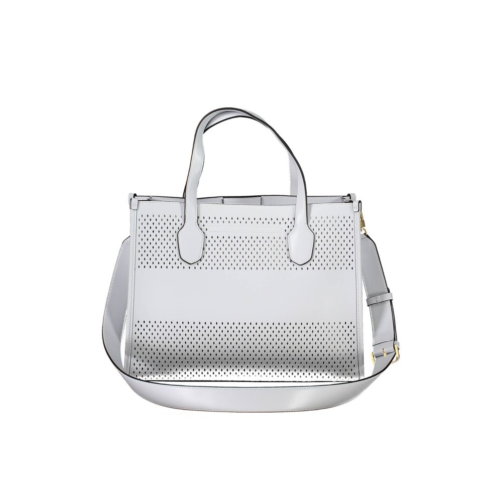 Guess Jeans White Polyethylene Handbag