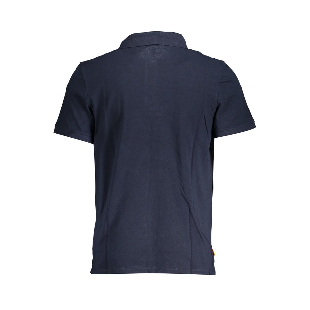 Timberland Blue Cotton Polo Shirt