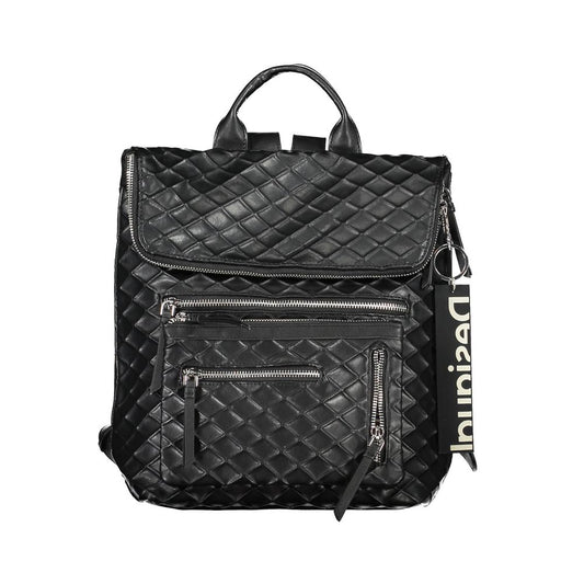 Desigual Black Polyethylene Backpack