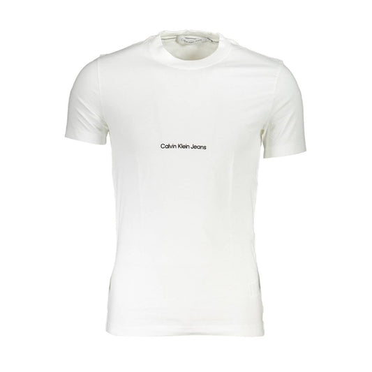 Calvin Klein White Cotton T-Shirt
