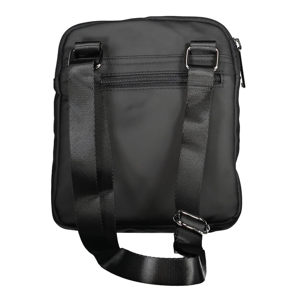 Aeronautica Militare Black Polyester Shoulder Bag
