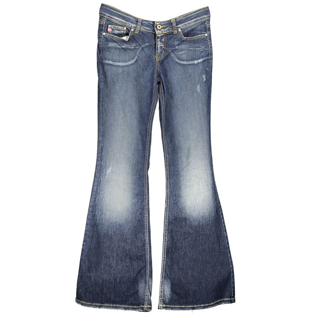 Phard Blue Cotton Jeans & Pant