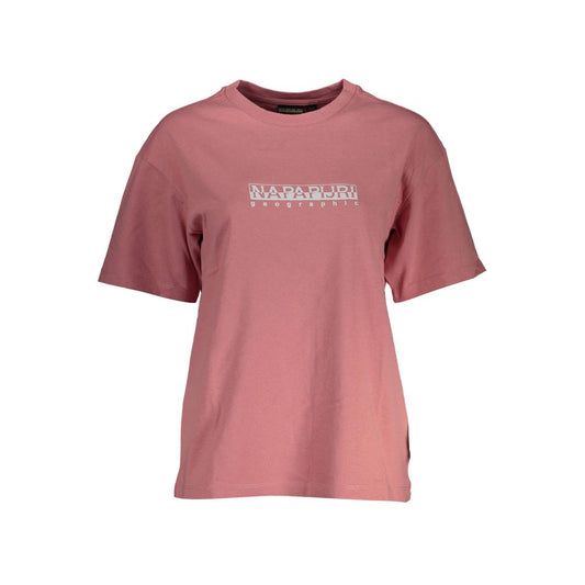 Napapijri Pink Cotton Tops & T-Shirt