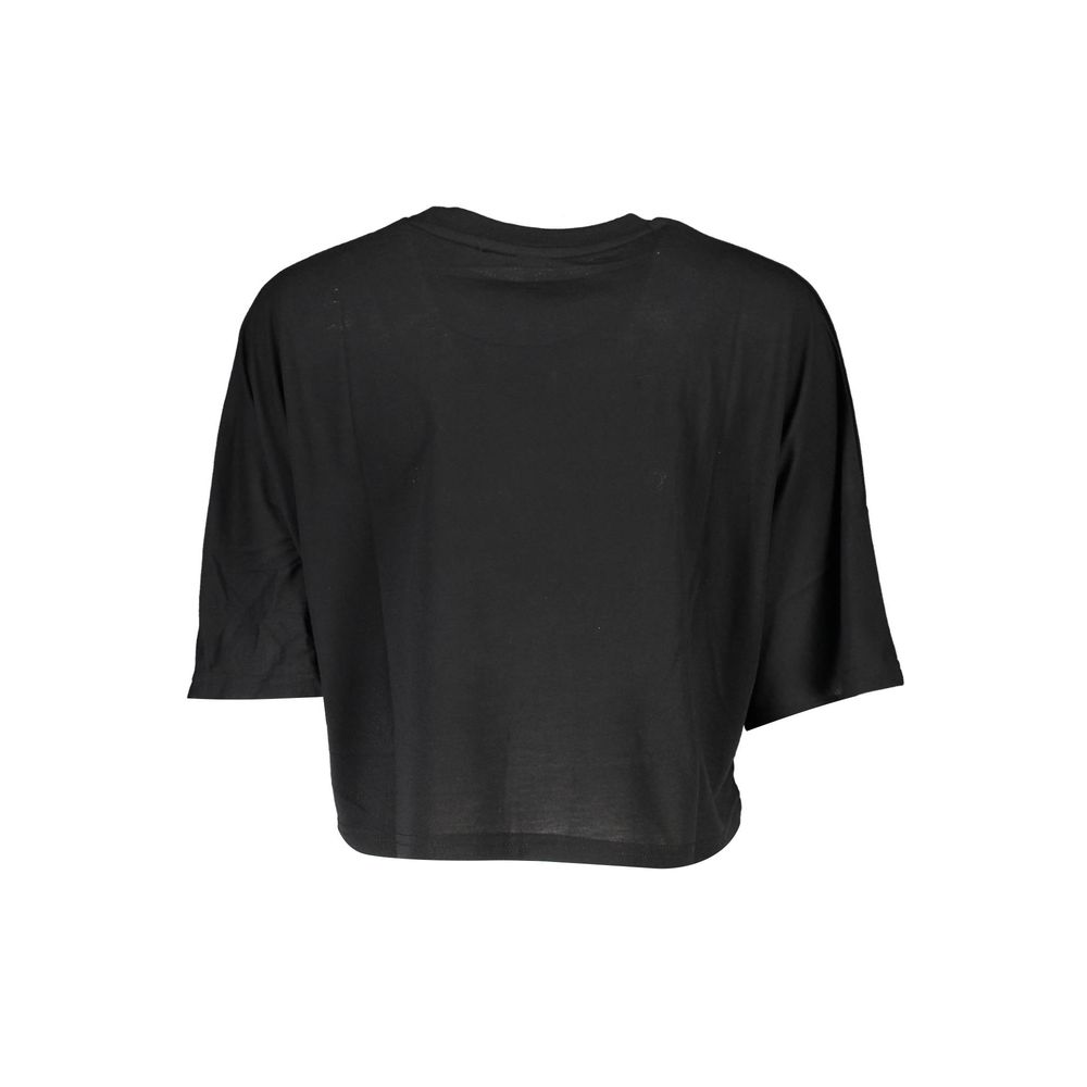 Fila Black Polyester Tops & T-Shirt