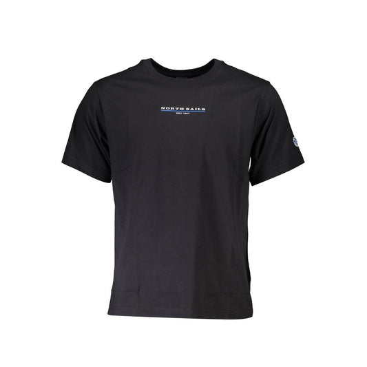 North Sails Black Cotton T-Shirt