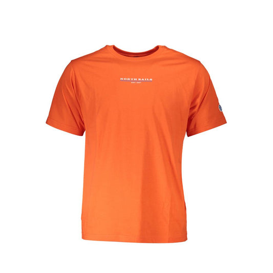 North Sails Orange Cotton T-Shirt