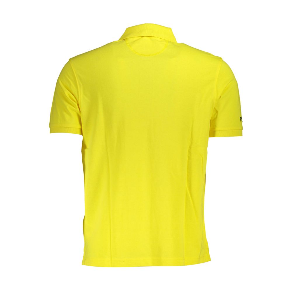 La Martina Yellow Cotton Polo Shirt