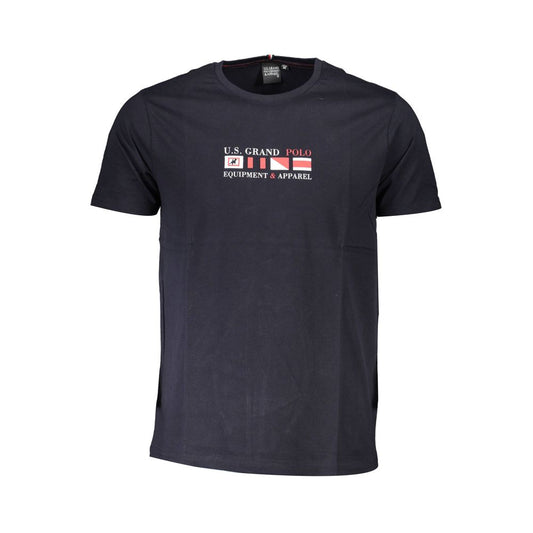 U.S. Grand Polo Blue Cotton T-Shirt