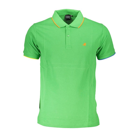 U.S. Grand Polo Green Cotton Polo Shirt