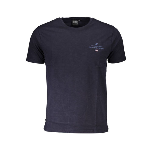 U.S. Grand Polo Blue Cotton T-Shirt