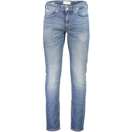 Calvin Klein Blue Cotton Jeans & Pant
