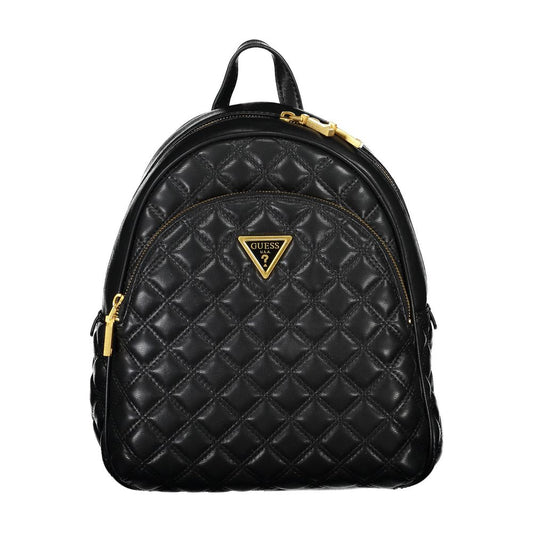 Guess Jeans Black Polyethylene Backpack