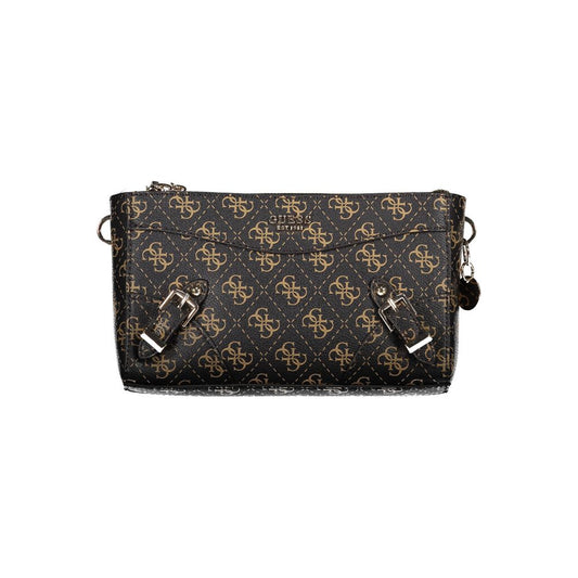 Guess Jeans Brown Polyethylene Handbag