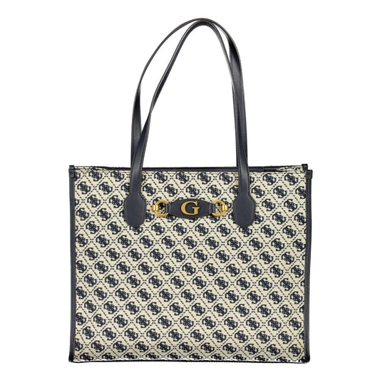 Guess Jeans Blue Polyester Handbag
