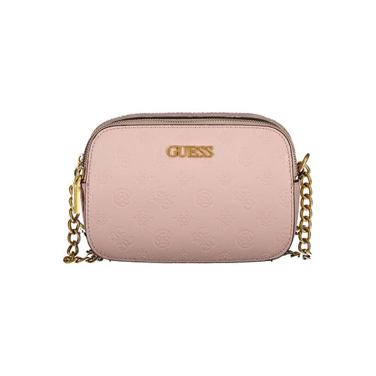 Guess Jeans Pink Polyethylene Handbag