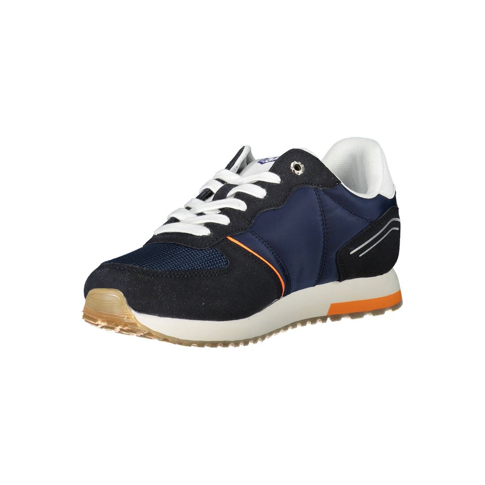 Gas Blue Polyester Sneaker