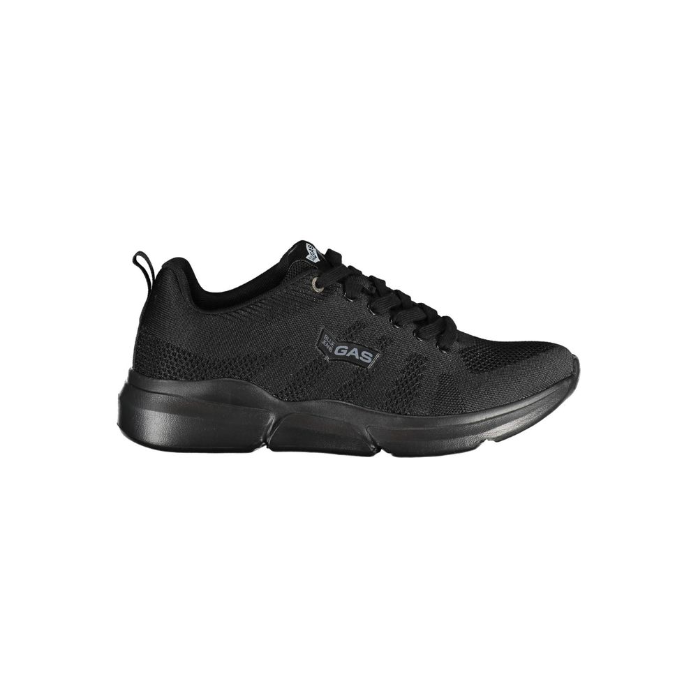 Gas Black Artificial Leather Sneaker