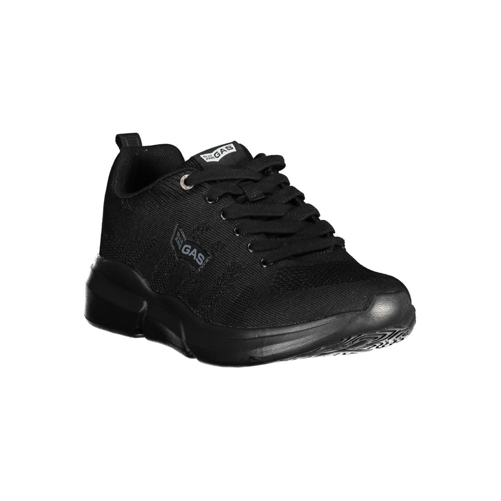 Gas Black Artificial Leather Sneaker