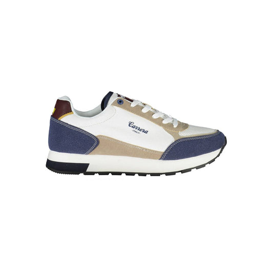 Carrera White Polyester Sneaker