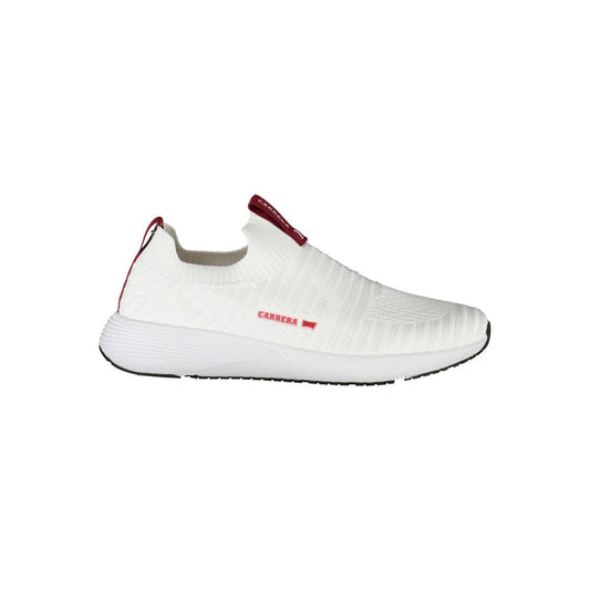 Carrera White Polyester Sneaker