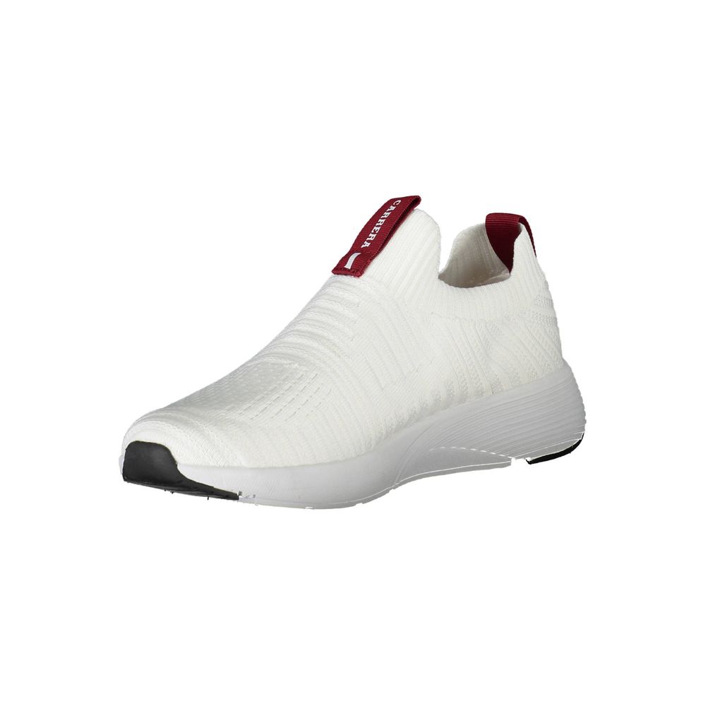 Carrera White Polyester Sneaker