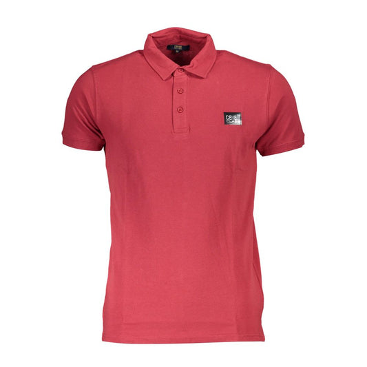 Cavalli Class Rdeča bombažna polo majica