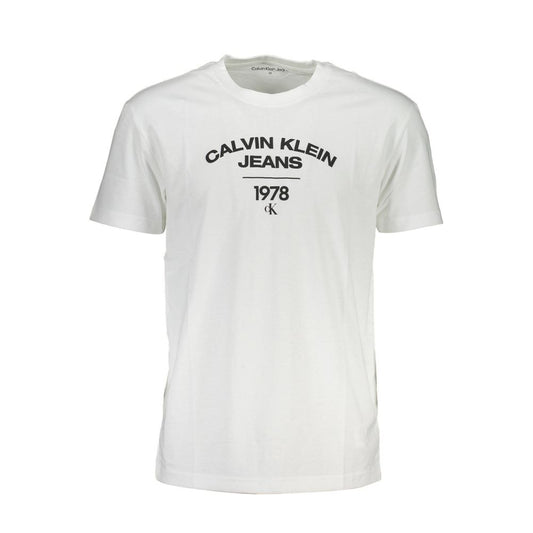 Calvin Klein White Cotton T-Shirt